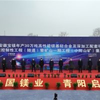 總投資148億、年產4000萬噸 安徽寶鎂項目迎來“里程碑”節點！